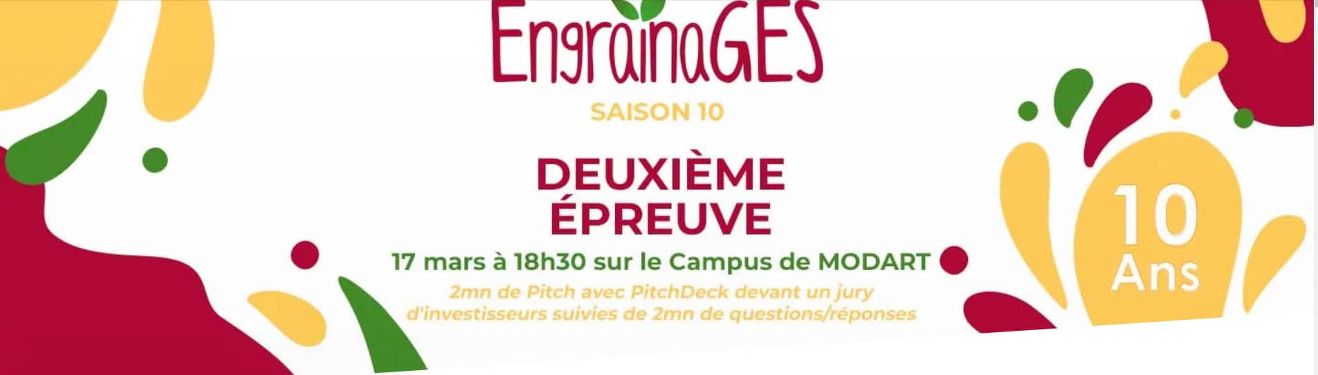 Le concours EngrainaGES fête ses 10 ans Le concours EngrainaGES fête ses 10 ans