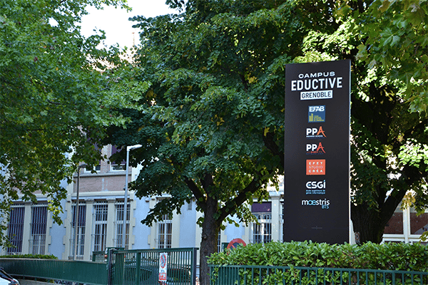 Panneau Campus Eductive Grenoble